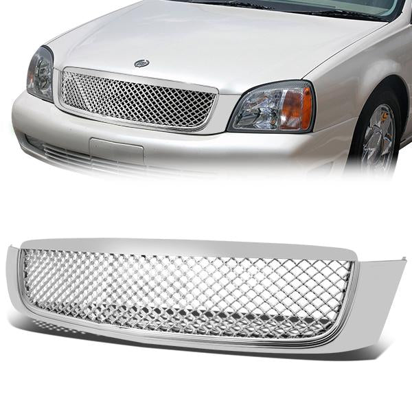 CAAP, 00-05 Cadillac DeVille Front Grille - Diamond Mesh - Chrome