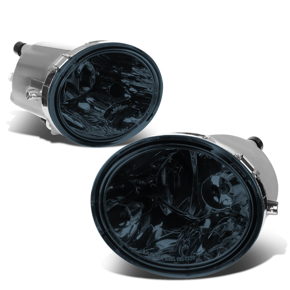 DNA Motoring, 00-07 Toyota Tundra Sequoia Smoked Lens Fog Lights - w/Light Bulbs