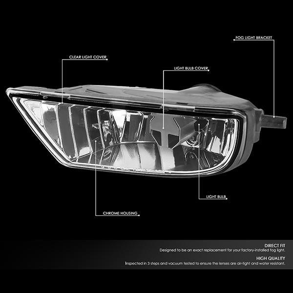 DNA Motoring, 01-03 Toyota Sienna Left/Driver Side Fog Light w/Blub - TO2592111