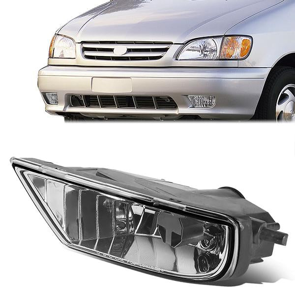 DNA Motoring, 01-03 Toyota Sienna Left/Driver Side Fog Light w/Blub - TO2592111