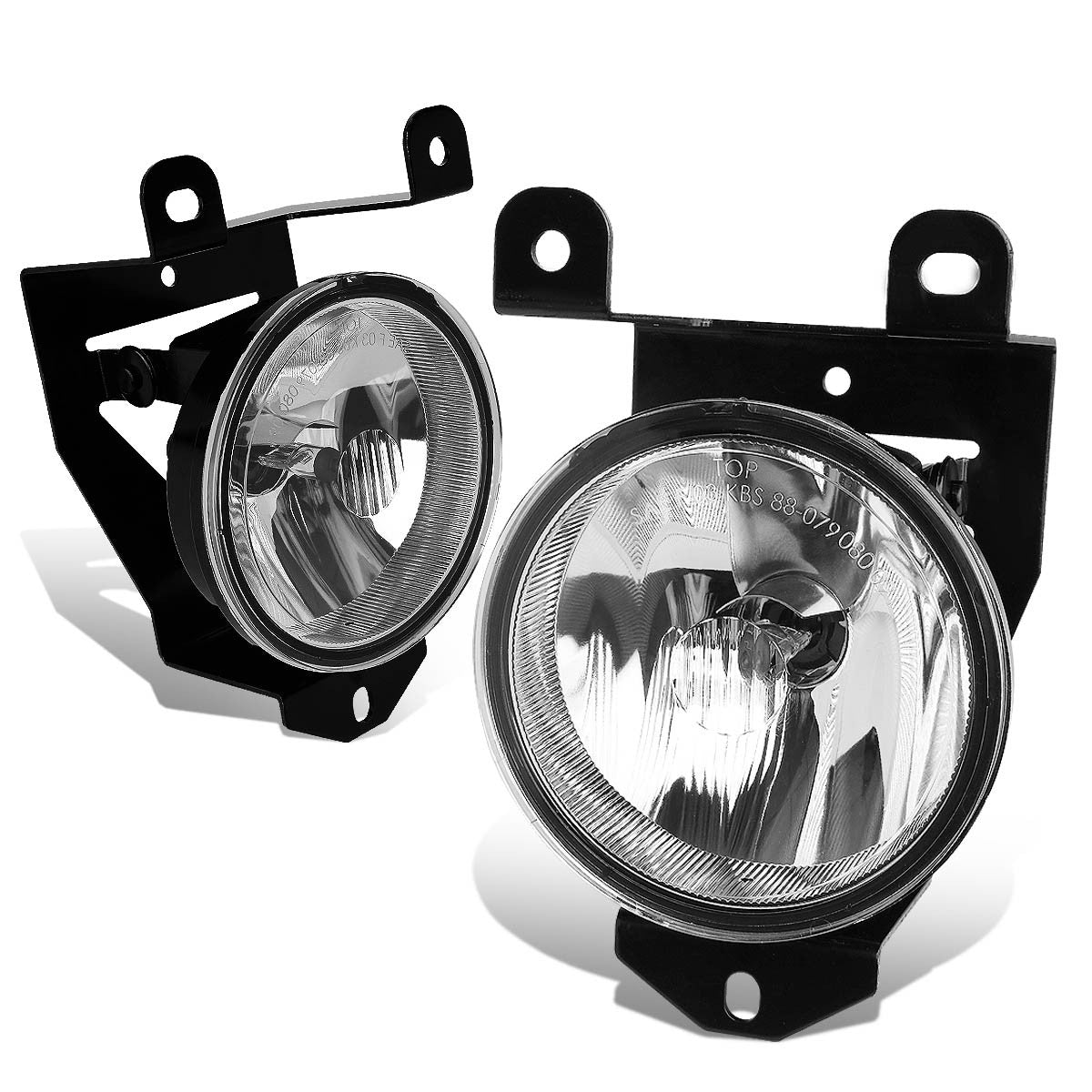 DNA Motoring, 01-07 GMC Yukon Sierra C3 Cadillac Escalade 92-99 Pontiac Bonneville Clear lens Fog Lights