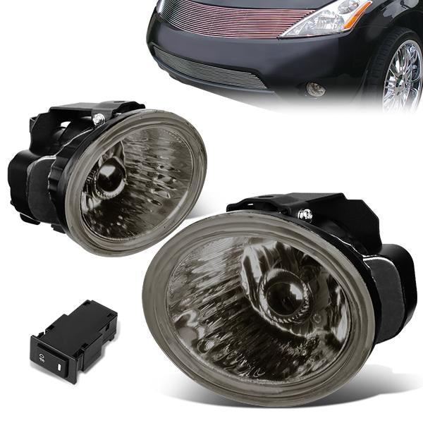 DNA Motoring, 02-04 Nissan Altima 03-07 Murano 03-05 Infiniti FX35 FX45 Smoked Lens Fog Lights - w/Switch