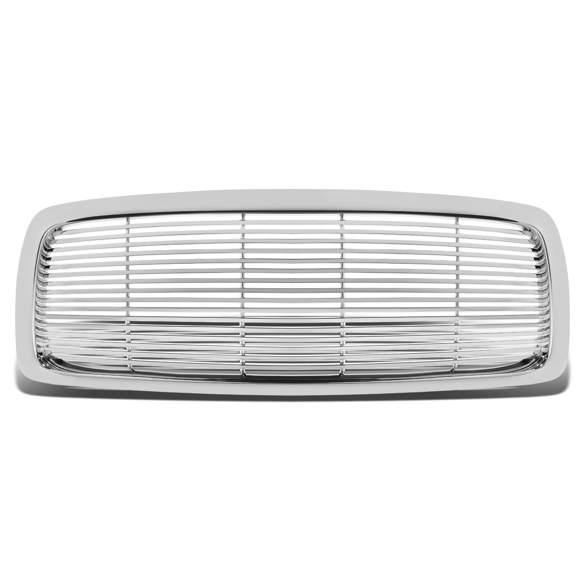 CAAP, 02-05 Dodge Ram 1500 2500 3500 Front Grille - Horizontal Fence Mesh - Chrome