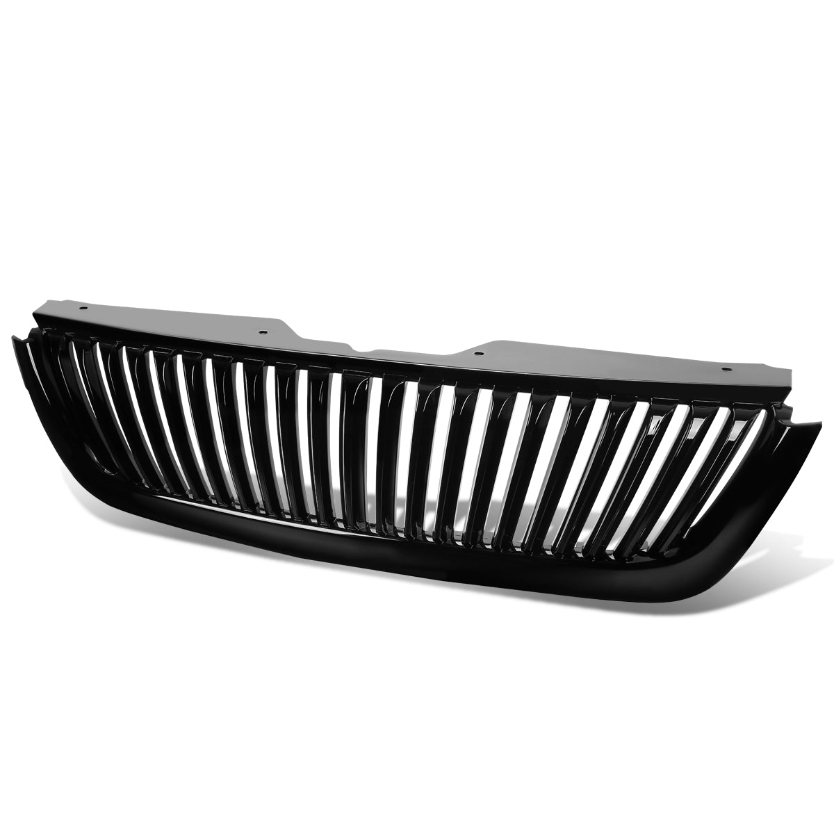 CAAP, 02-05 Ford Explorer U152 Front Grille - Badgeless Vertical Fence Style - Black