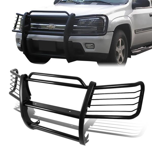 CAAP, 02-09 Chevy Trailblazer EXT Brush Grille Guard - Steel - Black