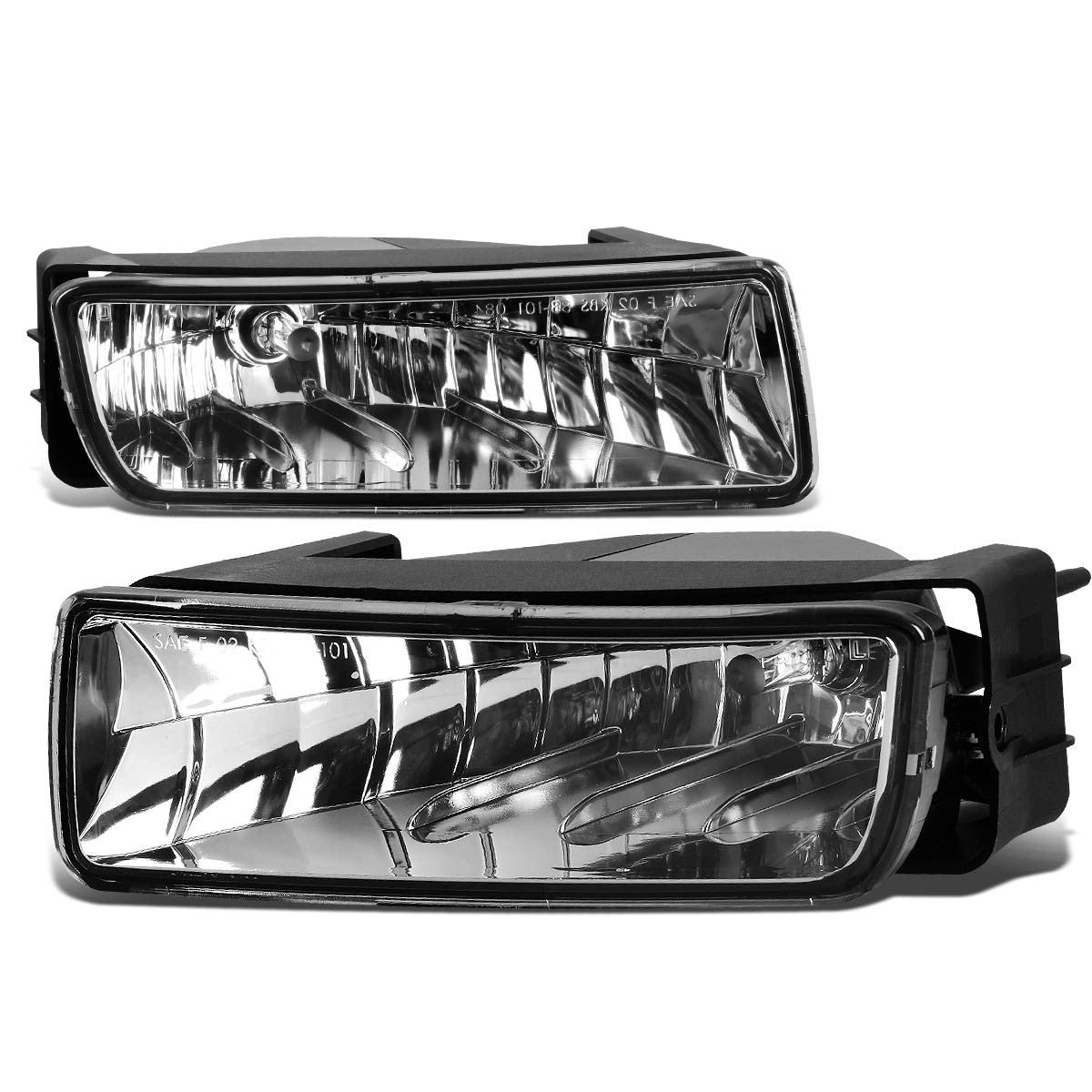 DNA Motoring, 03-06 Ford Expedition Clear lens Fog Lights - w/Light Bulbs