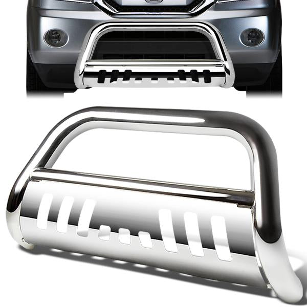 CAAP, 03-08 Honda Pilot 06-14 Honda Ridgeline Bull Bar w/Skid Plate - Stainless Steel