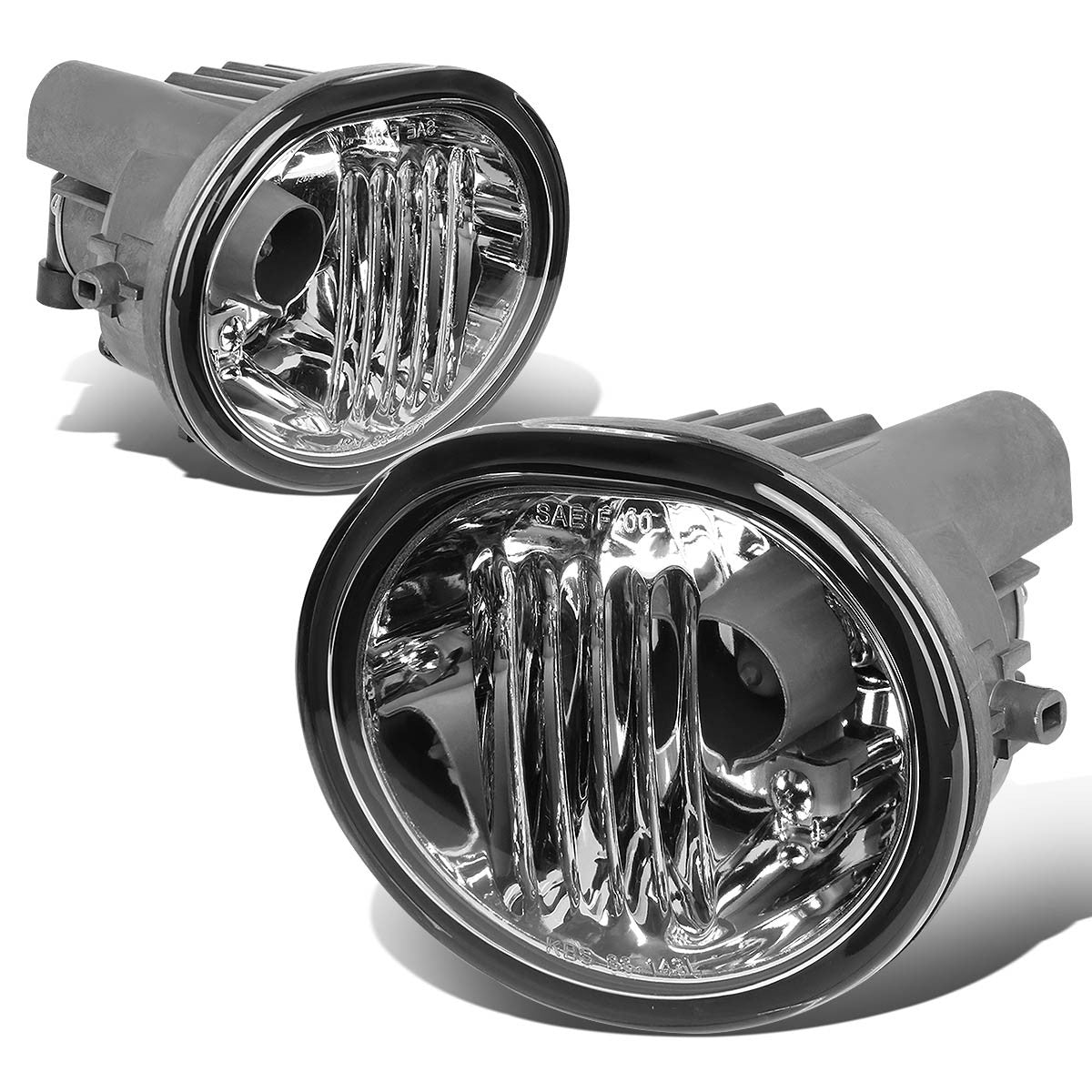 DNA Motoring, 03-10 Toyota Matrix TC Pontiac Vibe Clear lens Fog Lights - w/Light Bulbs