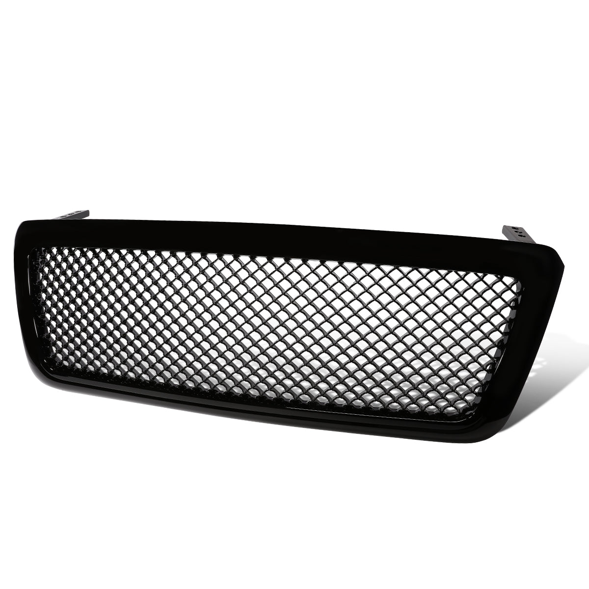 CAAP, 04-08 Ford F150 Lincoln Mark LT Front Grille - Badgeless Diamond Mesh - Black