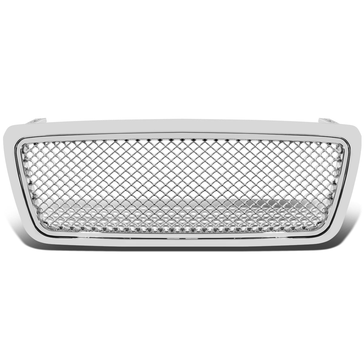 CAAP, 04-08 Ford F150 Lincoln Mark LT Front Grille - Badgeless Diamond Mesh - Chrome