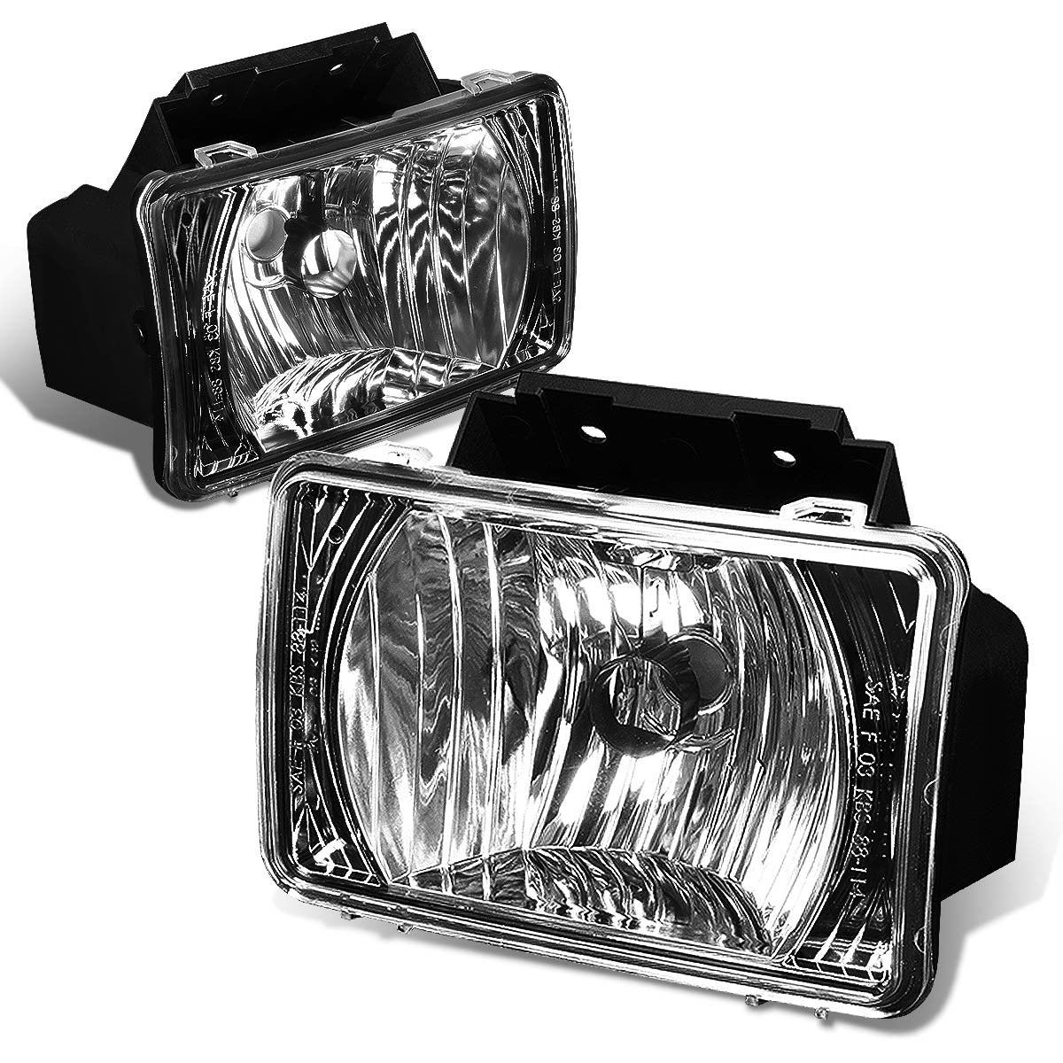 DNA Motoring, 04-12 Chevy Colorado GMC Canyon Black Housing Fog Lights