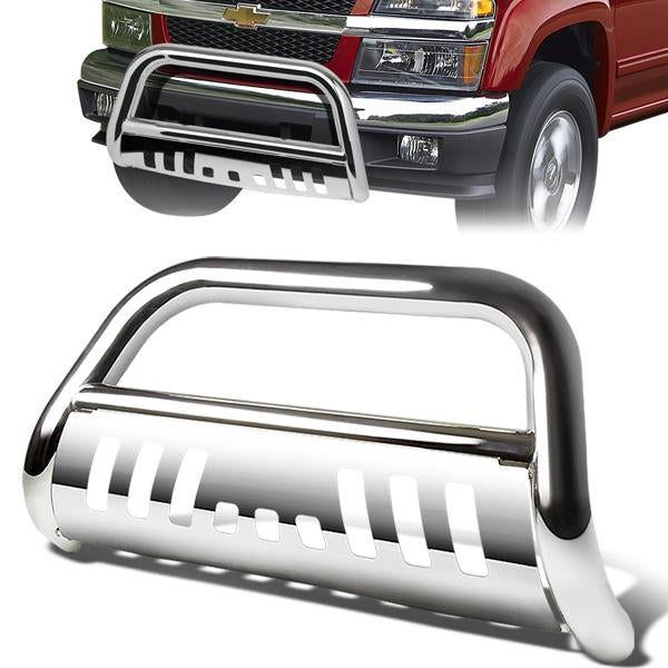 CAAP, 04-12 Chevy Colorado GMC Canyon Bull Bar w/Skid Plate - Stainless Steel