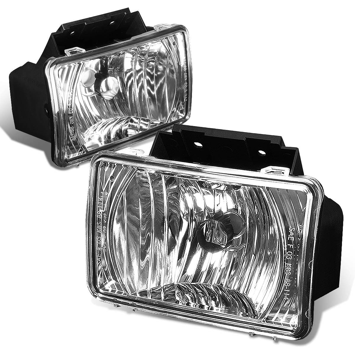 DNA Motoring, 04-12 Chevy Colorado GMC Canyon Chrome Housing Fog Lights