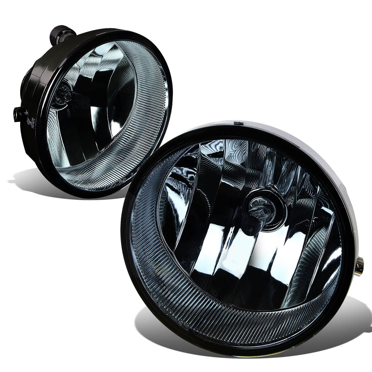 DNA Motoring, 04-16 Toyota Sequoia Solara Tacoma Tundra Smoked Lens Fog Lights - w/Light Bulbs