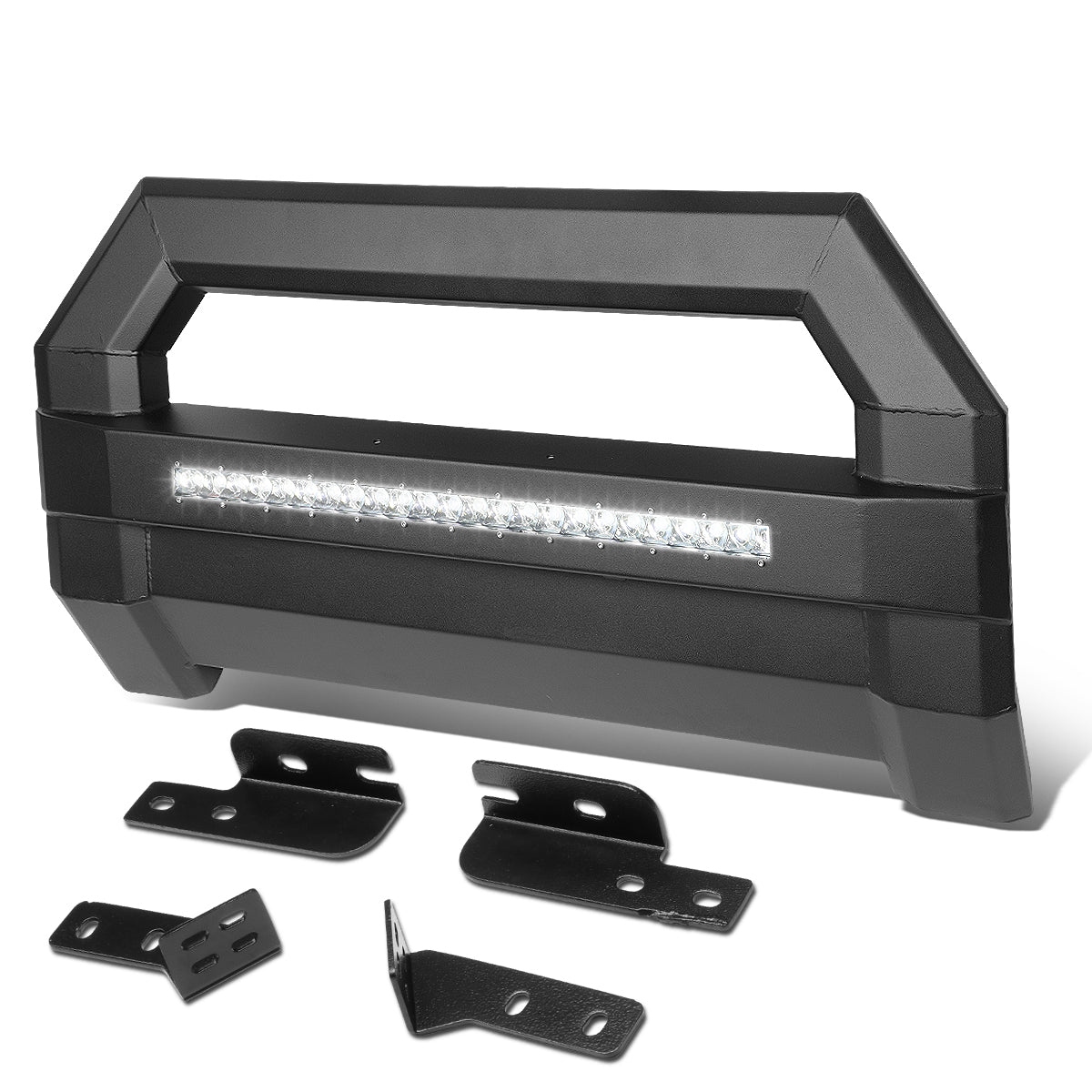 CAAP, 04-18 Ford F150 LED Bull Bar w/License Plate Relocation Kit