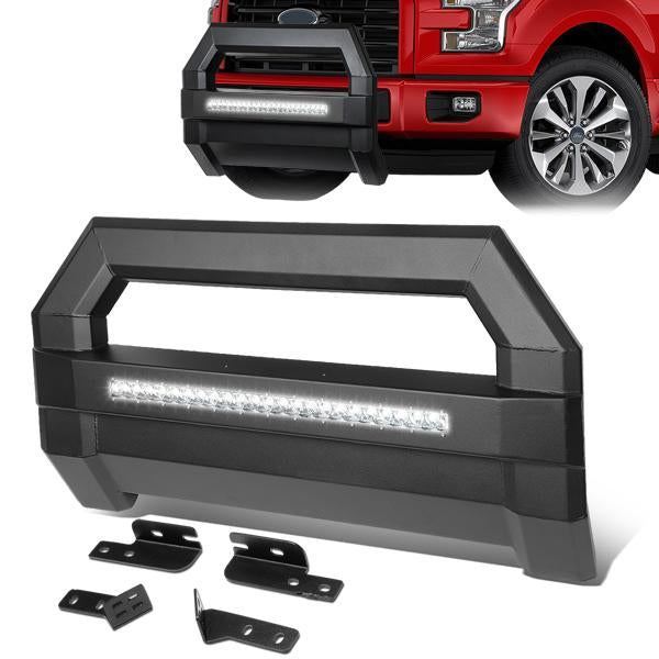 CAAP, 04-18 Ford F150 LED Bull Bar w/License Plate Relocation Kit