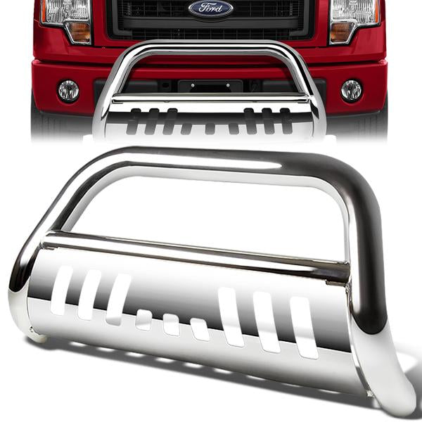 CAAP, 05-07 Ford F250 F350 F450 F550 Super Duty Bull Bar w/Skid Plate - Stainless Steel