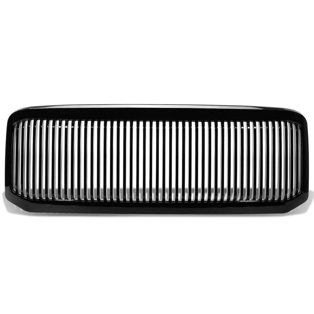 CAAP, 05-07 Ford F250 F350 F450 F550 Super Duty Front Grille - Vertical Fence Style - Black