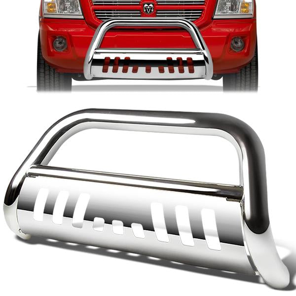 CAAP, 05-10 Dodge Dakota Bull Bar w/Skid Plate - Stainless Steel