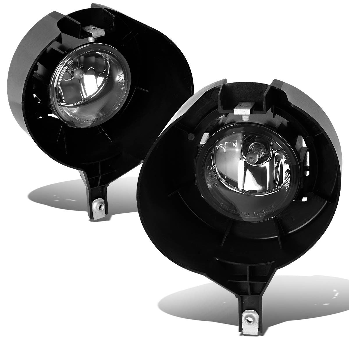 DNA Motoring, 05-15 Nissan Frontier Clear lens Fog Lights - w/Light Bulbs