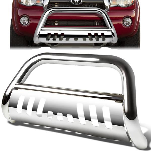 CAAP, 05-15 Toyota Tacoma Bull Bar w/Skid Plate - Stainless Steel