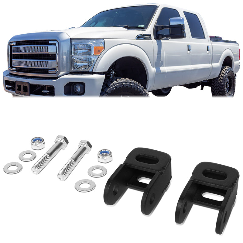 J2 Engineering, 05-22 Ford F250 F350 Super Duty (1.5 in. -3 in. Lift) 4WD Front Shock Extenders