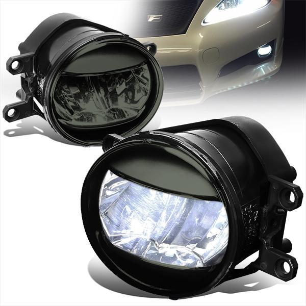 DNA Motoring, 06-13 Lexus GS350 GS450h RX350 Toyota Camry Corolla Smoked Lens LED Fog Lights - w/Switch