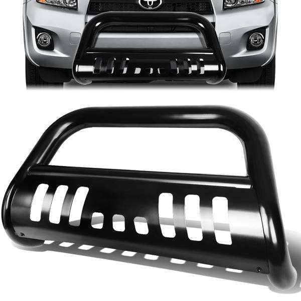 CAAP, 06-16 Toyota RAV4 Bull Bar w/Skid Plate - Stainless Steel - Black