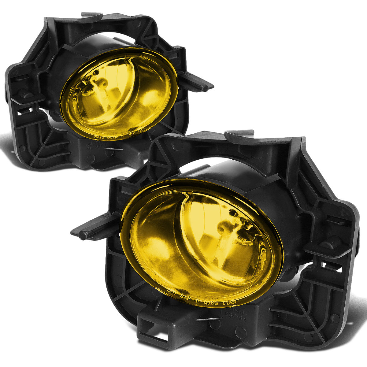 DNA Motoring, 07-09 Nissan Altima Amber Lens Fog Lights - w/Light Bulbs