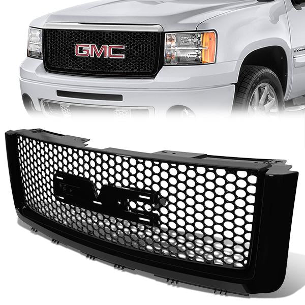 CAAP, 07-13 GMC Sierra 1500 Front Grille - Honeycomb Mesh - Black