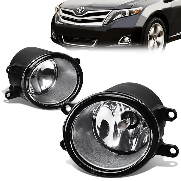 DNA Motoring, 07-13 Toyota Camry 09-13 Corolla 11-14 Lexus IS250 IS350 Clear lens Fog Lights