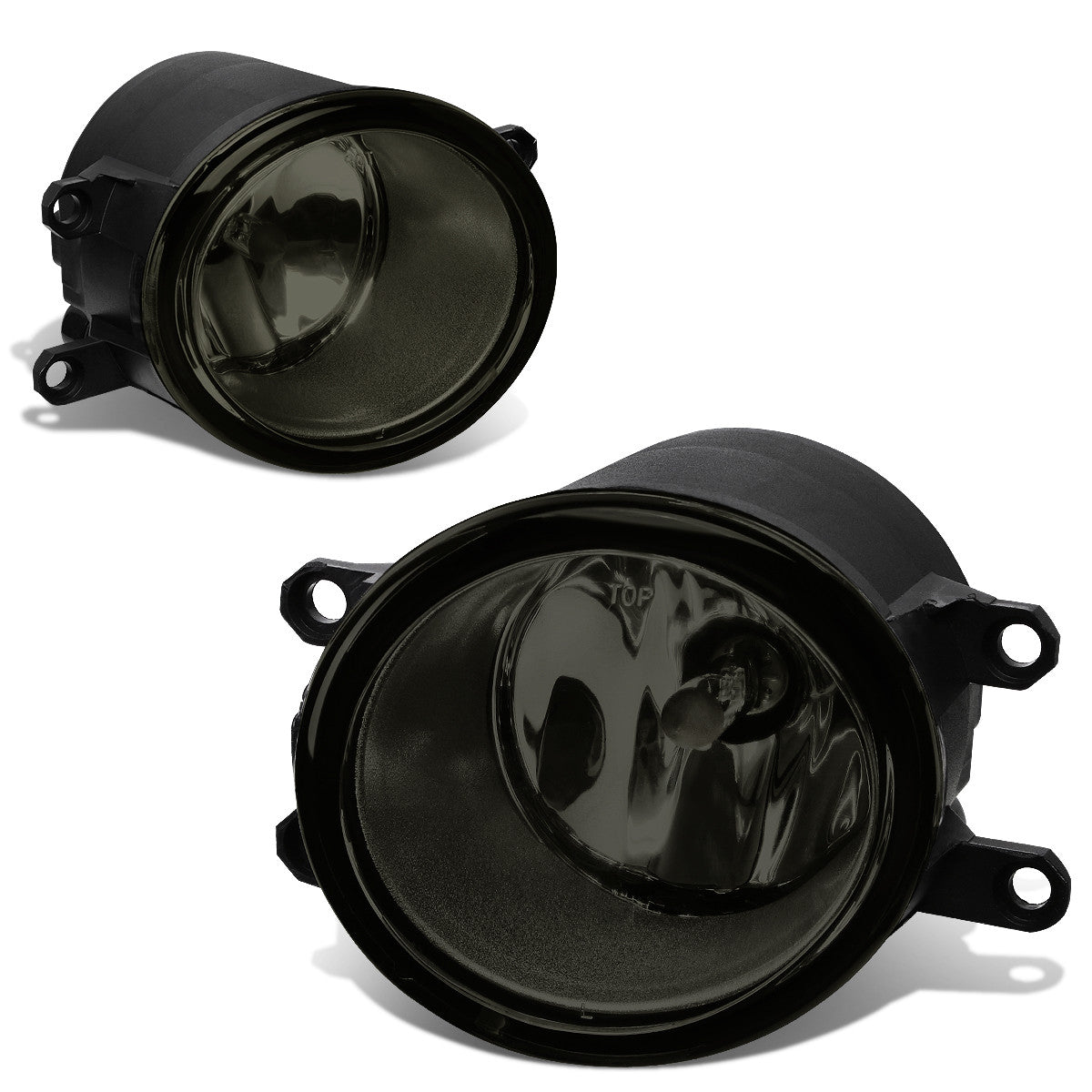 DNA Motoring, 07-13 Toyota Camry 09-13 Corolla 11-14 Lexus IS250 IS350 Smoked lens Fog Lights