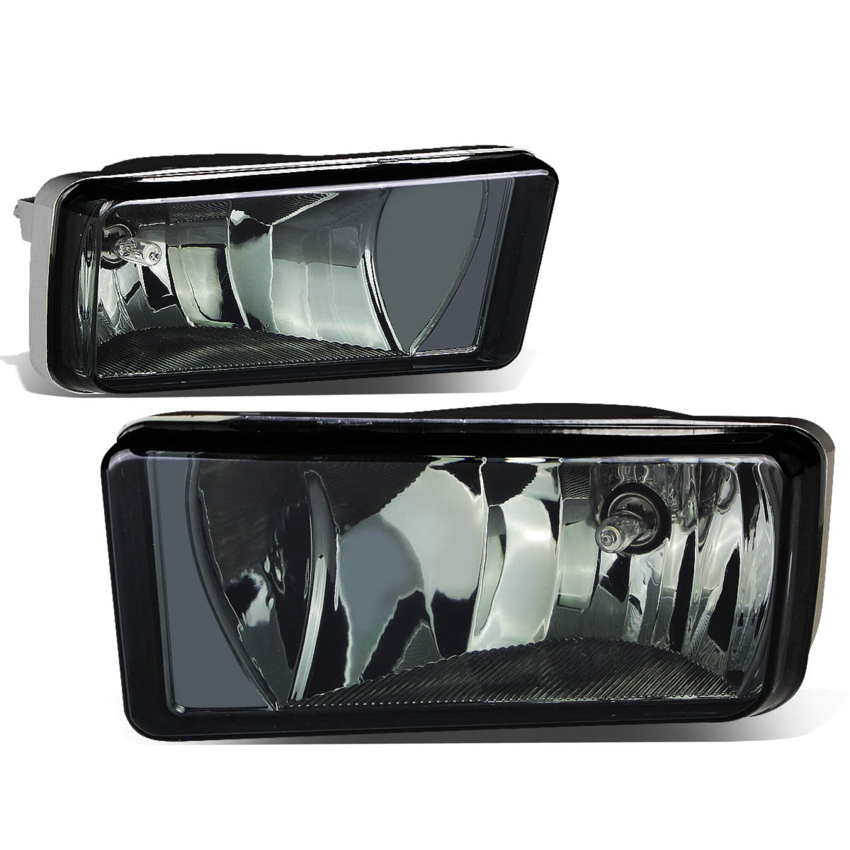 DNA Motoring, 07-15 Chevy Silverado GMC Sierra 1500 2500 3500 HD Escalade Smoked lens Fog Lights - w/Switch