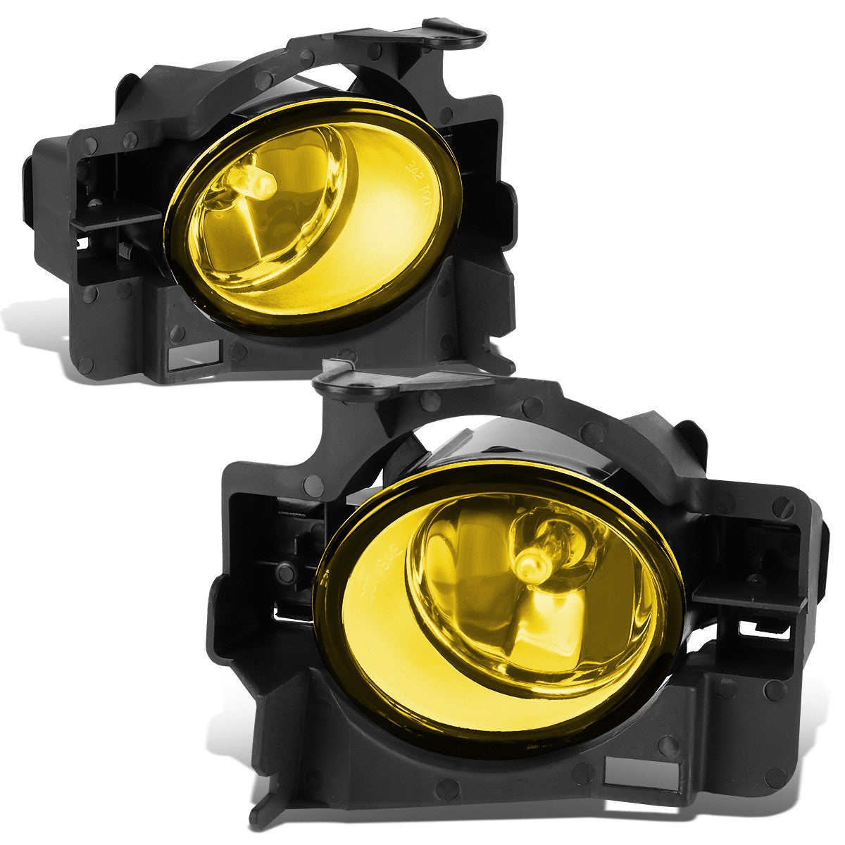 DNA Motoring, 08-13 Nissan Altima Amber Lens Fog Lights - w/Light Bulbs