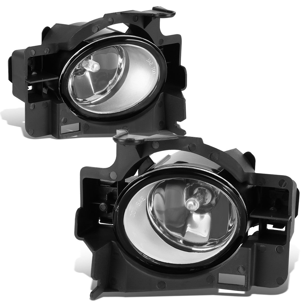 DNA Motoring, 08-13 Nissan Altima Clear lens Fog Lights - w/Light Bulbs