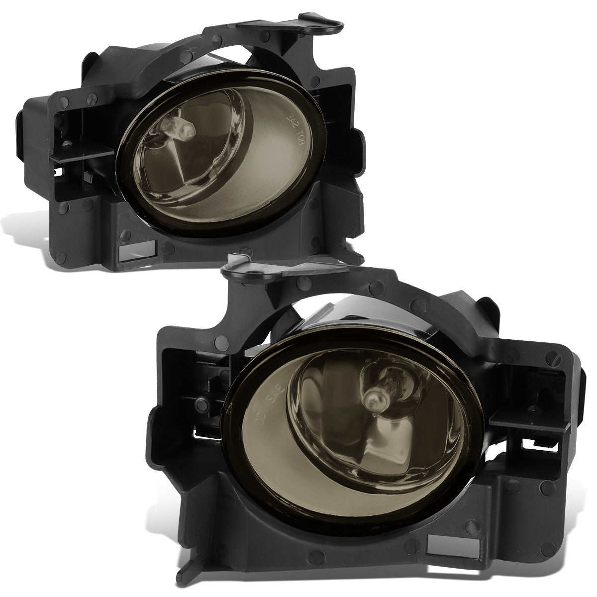 DNA Motoring, 08-13 Nissan Altima Smoked Lens Fog Lights - w/Light Bulbs