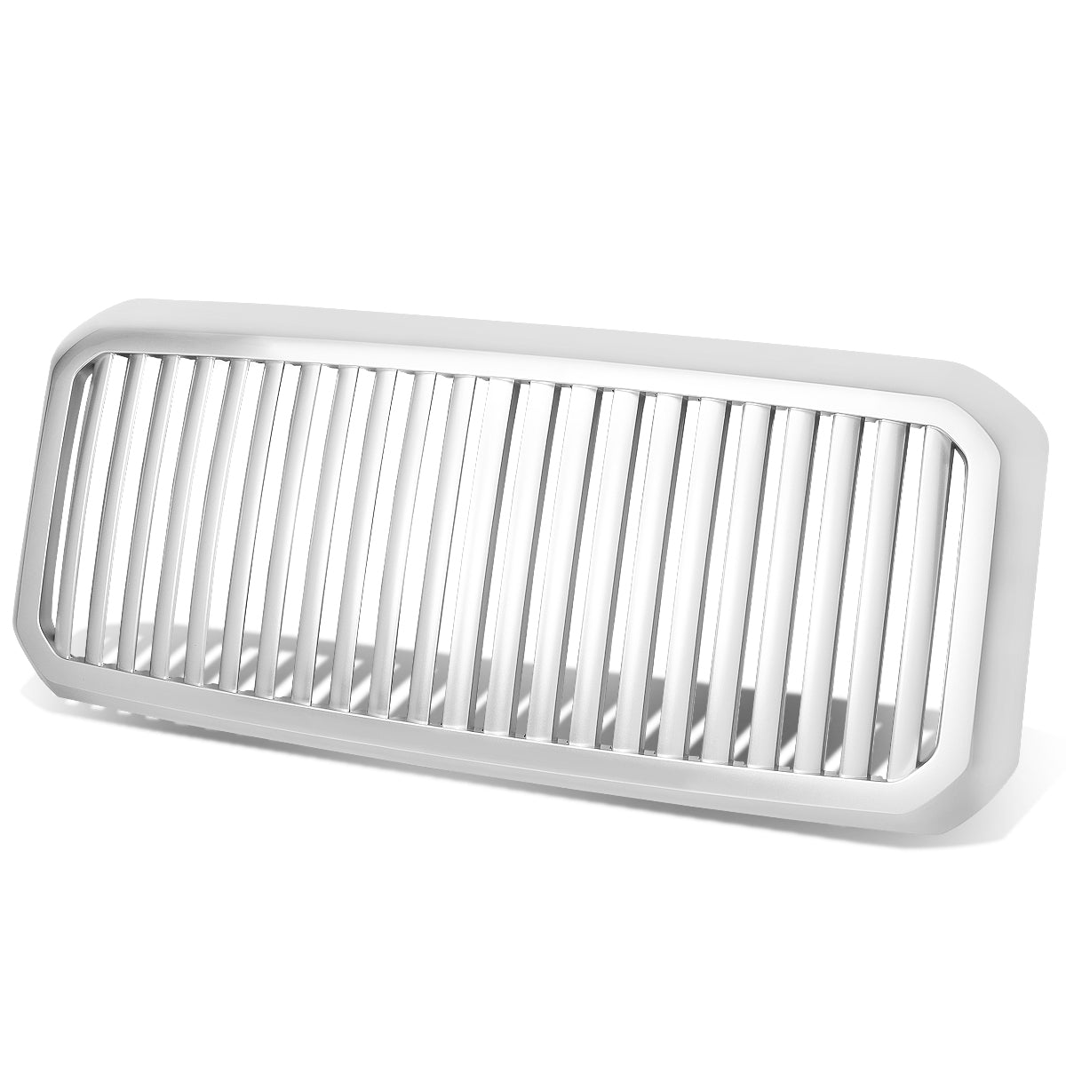 CAAP, 11-16 Ford F250 F350 F450 F550 Super Duty Front Grille - Vertical Fence Style - Silver