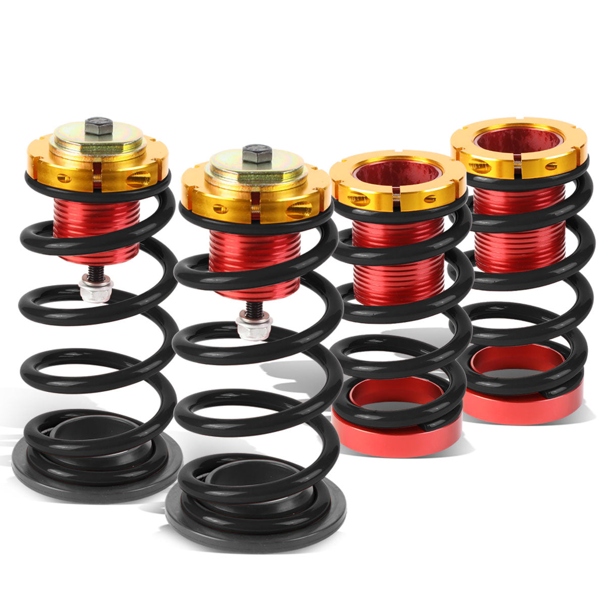 J2 Engineering, 12-15 Honda Civic 1 in. to 4 in. Adjustable Lowering Spring Coilover