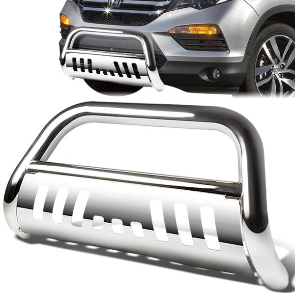 CAAP, 16-17 Honda Pilot Ridgeline Bull Bar w/Skid Plate - Stainless Steel