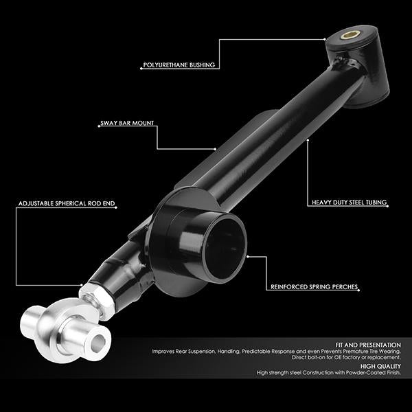 CAAP, 79-98 Ford Mustang Adjustable Rear Lower Suspension Control Arms