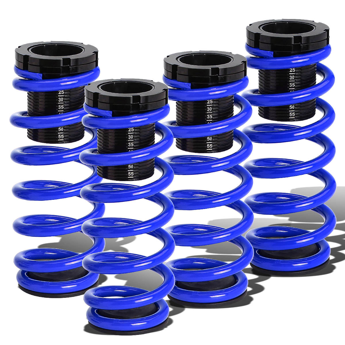 J2 Engineering, 85-98 VW Corrado / Golf / GTI / Jetta Coilover Sleeve Kit - Adjustable from 1 to 3 inch lower ride height - Set of 4