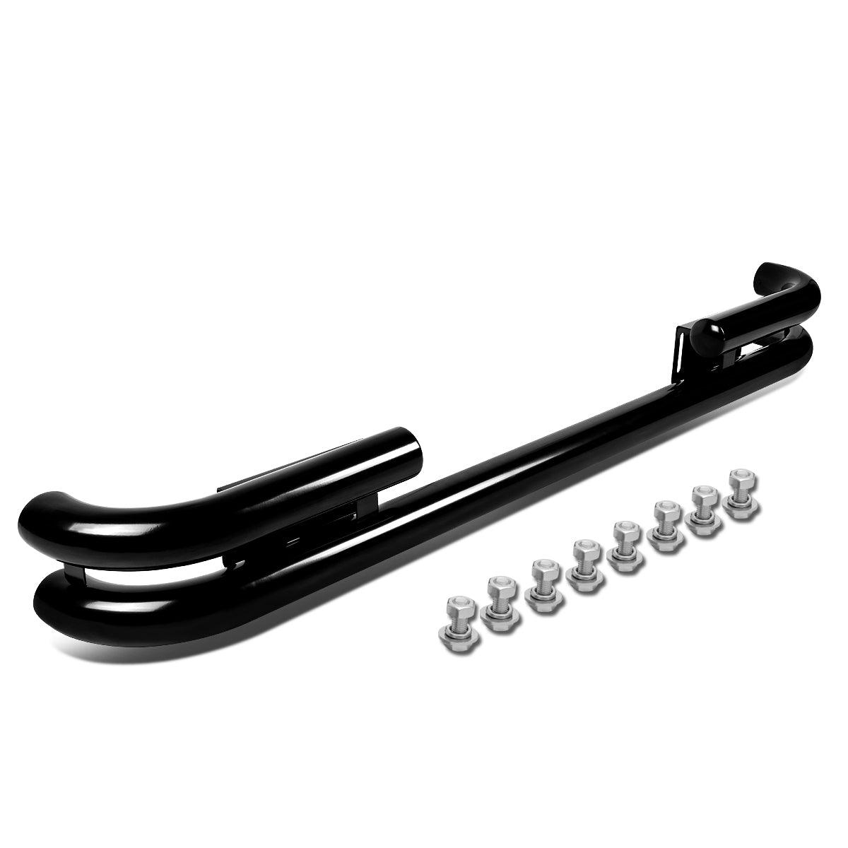 CAAP, 87-06 Jeep Wrangler YJ TJ Double Tubular Rear Bumper - Powder Coated Steel