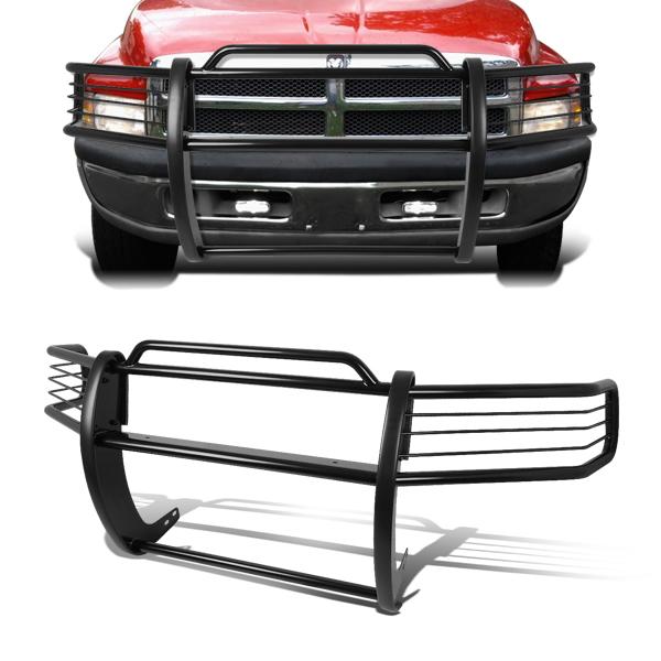 CAAP, 94-02 Dodge Ram 1500 2500 3500 Brush Grille Guard - Steel - Black