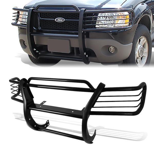 CAAP, 95-01 Ford Explorer 97-01 Mercury Mountaineer Brush Grille Guard - Steel - Black