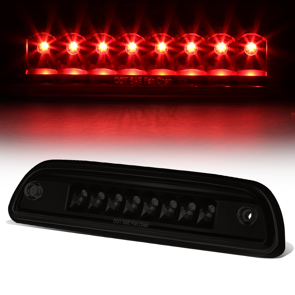 Nuvision Lighting, 95-15 Toyota Tacoma LED 3rd Brake Light - Tinted Lens