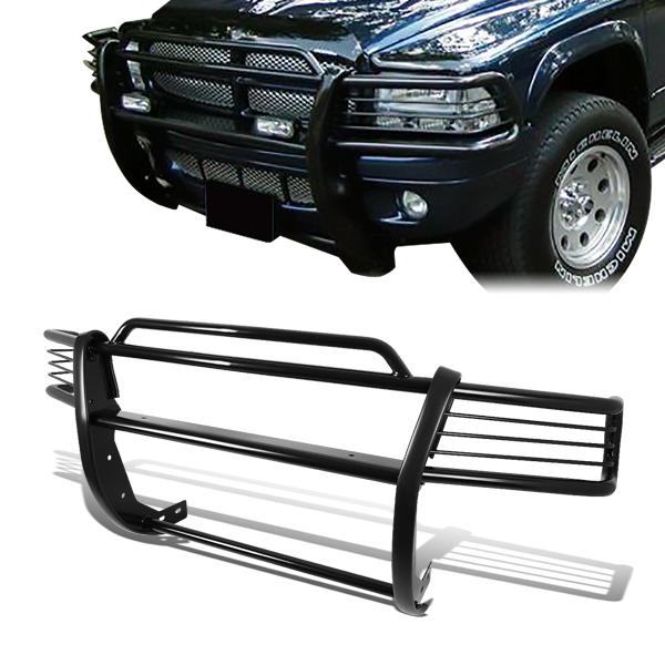 CAAP, 97-04 Dodge Dakota Durango Brush Grille Guard - Steel - Black