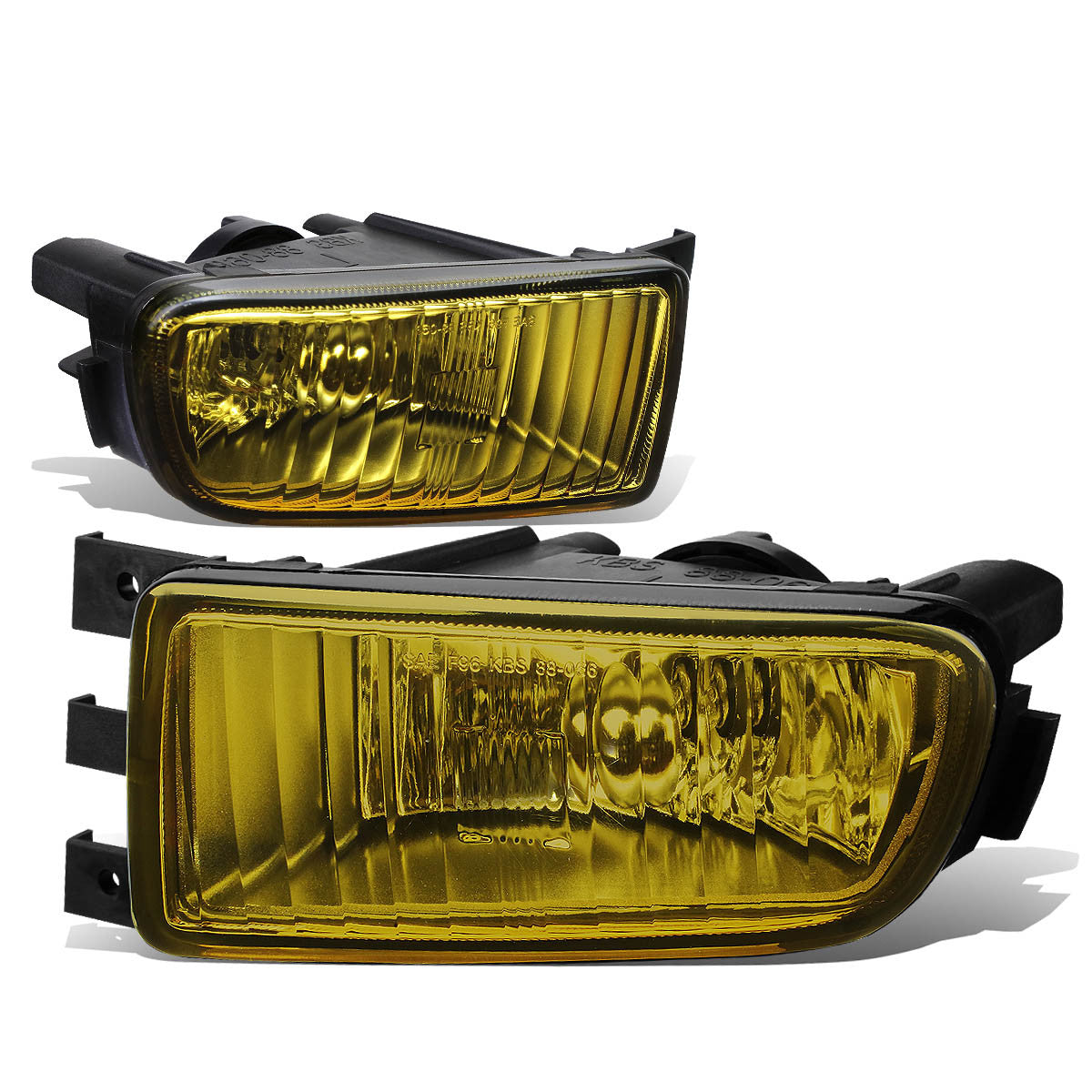 DNA Motoring, 98-05 Lexus GS300 GS400 GS430 Amber Lens Fog Lights - w/Light Bulbs