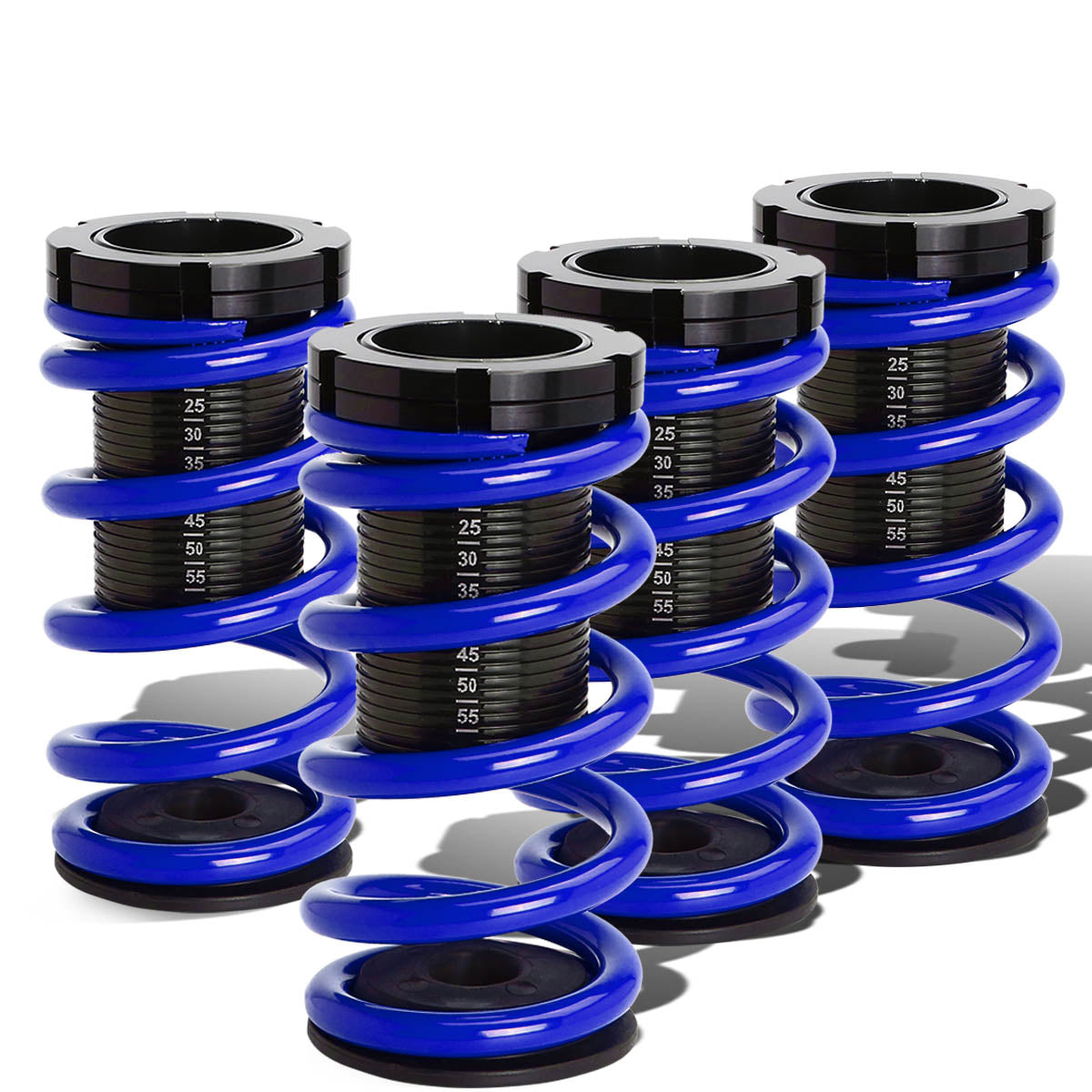 J2 Engineering, Coilover Sleeve Kit - Adjustable from 1 to 3 inch lower ride height - Set of 4 - 94-99 Celica T200