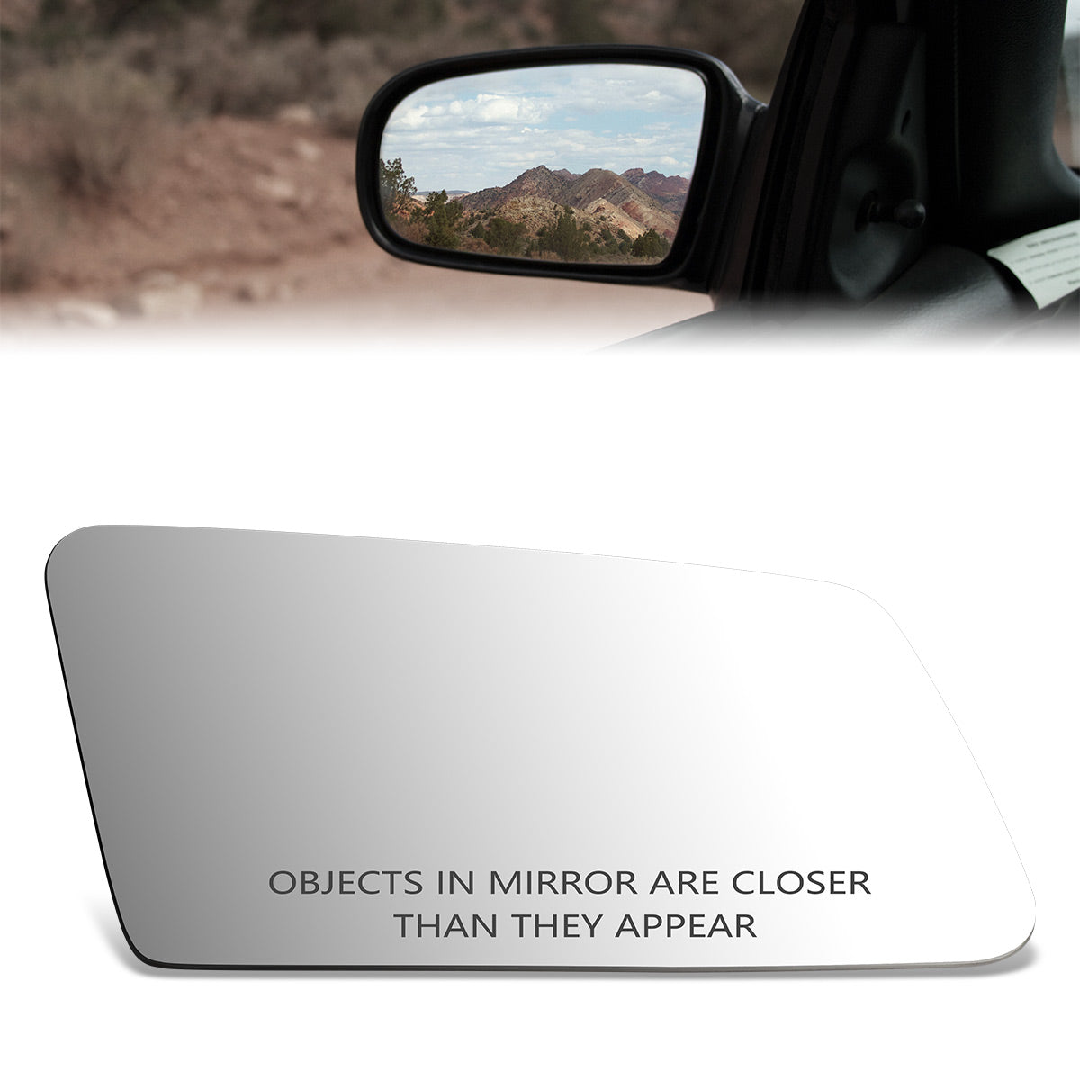 CAAP, Factory Replacement Convex Mirror Glass (Right) 82-96 Century, 82-90 Celebrity, 82-94 Cutlass Ciera