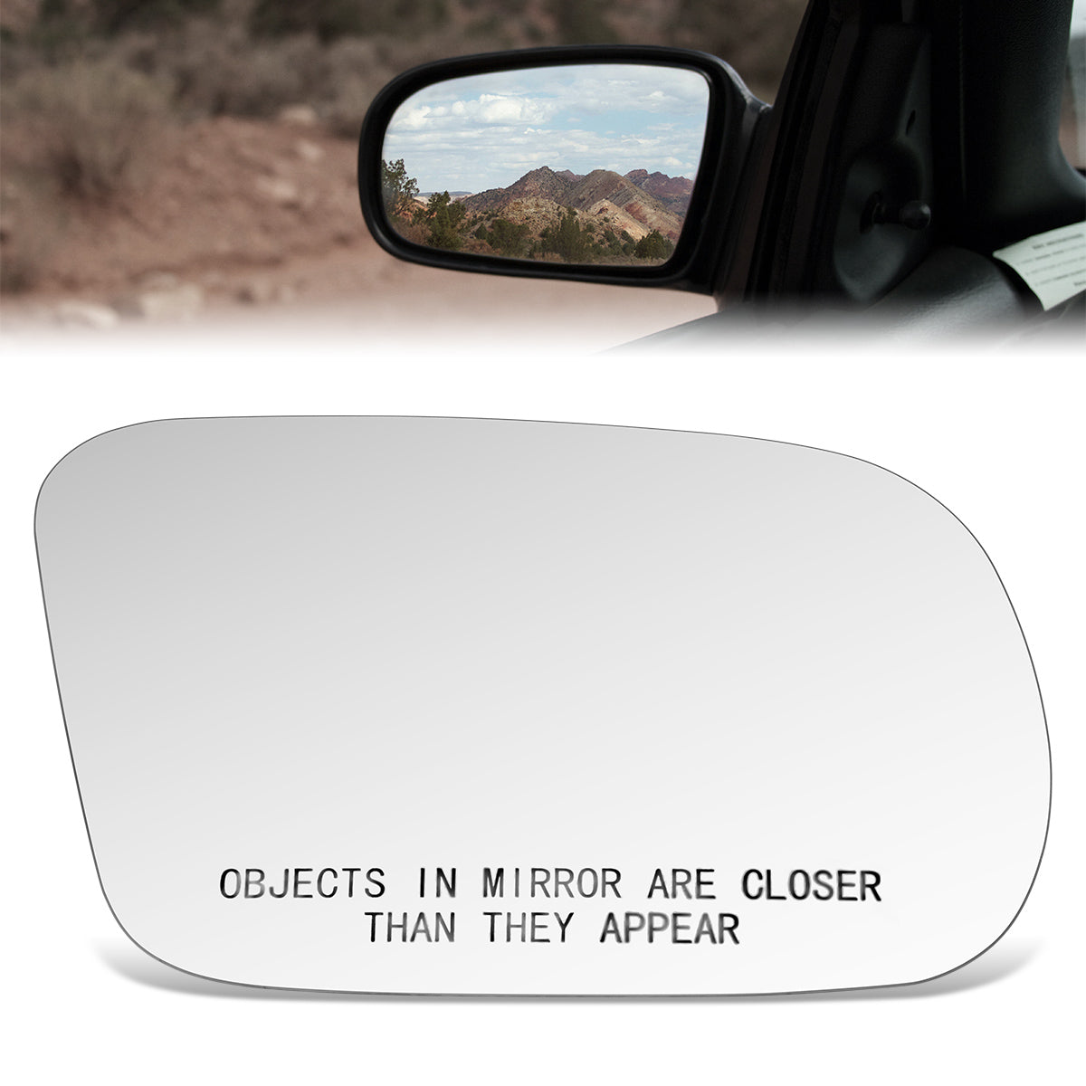 CAAP, Factory Replacement Convex Mirror Glass (Right) 88-97 Cutlass Supreme, 90-92 Toronado